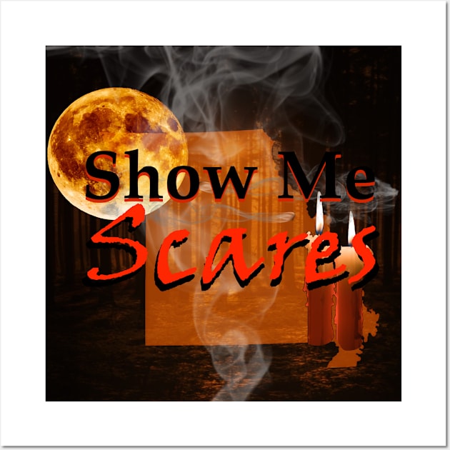 Show Me Scares Original Logo Wall Art by Show Me Scares Podcast